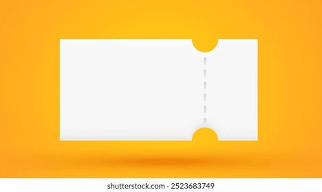 3d purple coupon. Special giveaway with coupons or voucher, percentage off. Vector illustration