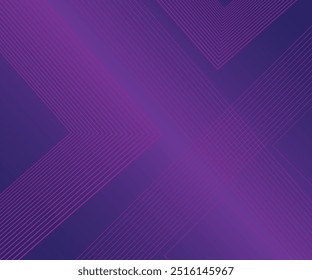 3D purple geometric abstract background overlap layer on dark space with diagonal lines shape decoration.