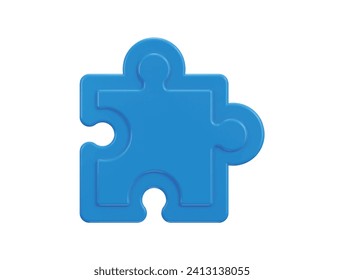 3d puzzle icon vector illustration