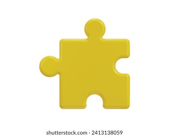 3d puzzle icon vector illustration