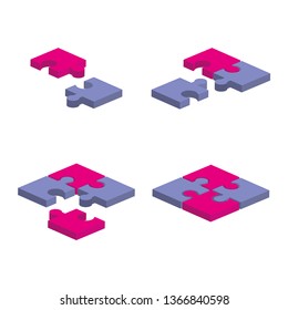 3D Puzzle icons