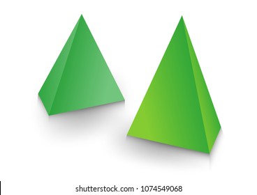 3d pyramid package, box, product design,Vector illustration. box design, packaging box, 3d mockup, cardboard