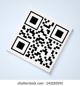 3d qr code in vector format