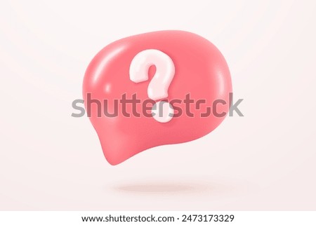 Similar – Image, Stock Photo Question marks in speech bubbles. Paper shape of bubble with hand drawn interrogation points. Question concept, important information, dispute, hesitation concept.