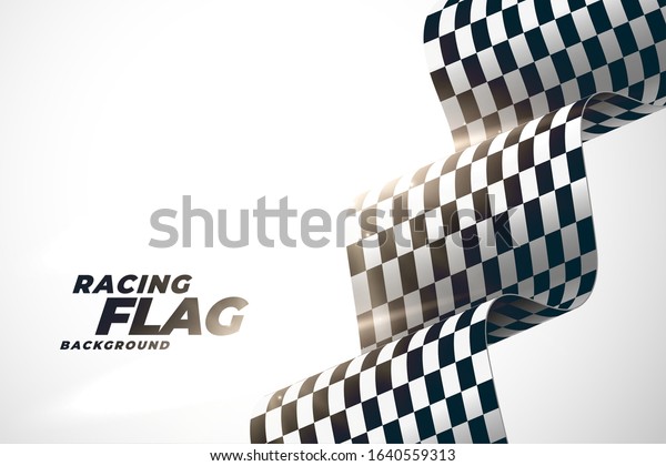 3d racing wavy flag\
background design