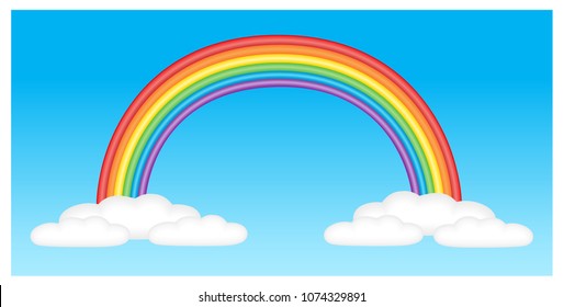 3d rainbow vector