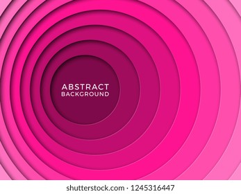 3D realistic background with paper cut round holes. vector design layout for presentation, flyer, poster, banner, business card. geometric illustration easy to edit and customize