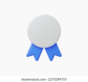 3d Realistic Badge Icon vector illustration.