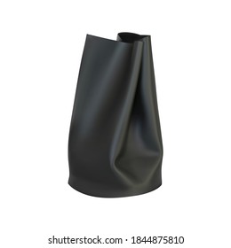 3d realistic bag. Vector illustration.