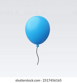 Ilustración vectorial de globo realista 3d
