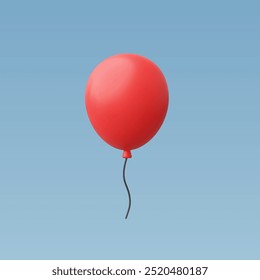 3d Realistic Balloon vector Illustration