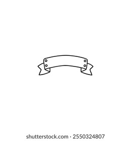 3d realistic black and white ribbons set. Ribbons collection isolated on white background. Design element, decorative sticker. Cute folded ribbon for sale banner