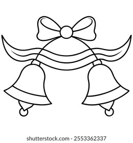3D Realistic Black and White Ribbons Set - Elegant Decorative Elements