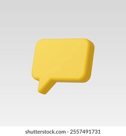 3d Realistic Chat or Message icon vector illustration