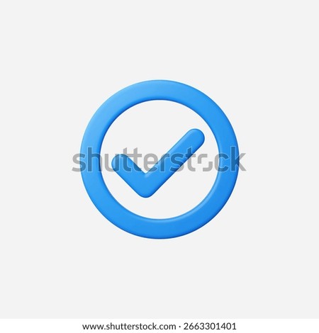3d Realistic Checklist icon vector Illustration