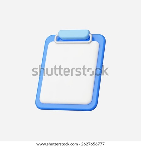 3d Realistic Clipboard icon Vector illustration