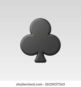 3d Realistic Clubs icon Vector Illustration