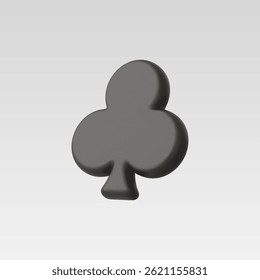 3d Realistic Clubs icon Vector Illustration