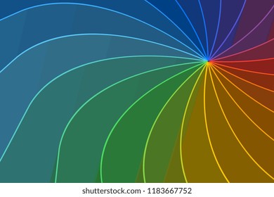 3d realistic colorful background