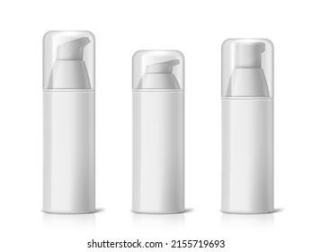 3D Realistic Cosmetic Bottle Spray Dispenser. EPS10 Vector