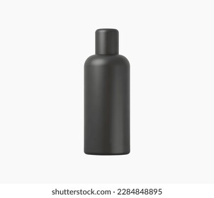 3.d Ilustración de vectores de productos cosméticos realistas
