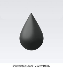 Gota realista 3d Ilustraciones vectoriales de tinta