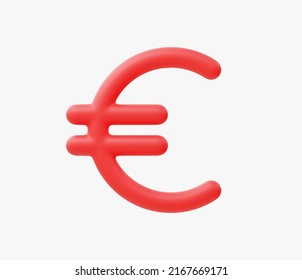 3d Realistic Euro Money Icon Vektorgrafik