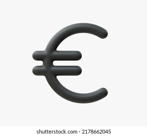 3d Realistic Euro Money Icon vector illustration