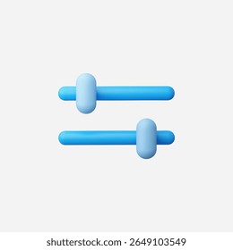 3d Realistic Filter icon vector Illustration