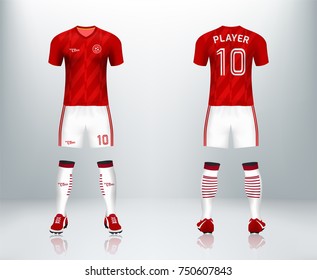 red and white jersey