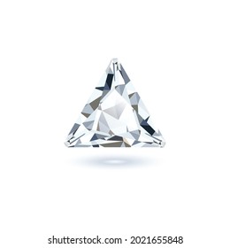 3D REALISTIC GEMS WITH SHADOW  ISOLATED WITH WHITE BACKGROUND 