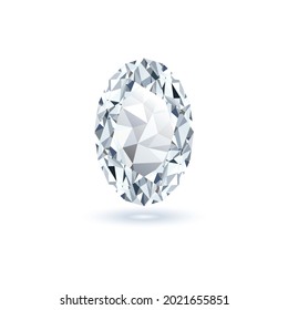 3D REALISTIC GEMS WITH SHADOW  ISOLATED WITH WHITE BACKGROUND 