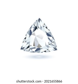 3D REALISTIC GEMS WITH SHADOW  ISOLATED WITH WHITE BACKGROUND 