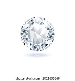 3D REALISTIC GEMS WITH SHADOW  ISOLATED WITH WHITE BACKGROUND 