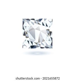 3D REALISTIC GEMS WITH SHADOW  ISOLATED WITH WHITE BACKGROUND 