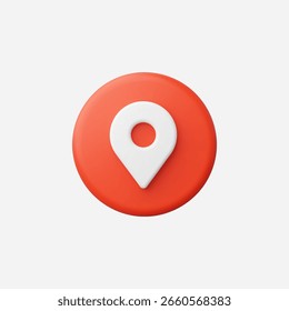 3d Realistic GPS icon vector Illustration