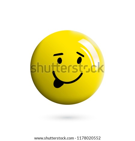 Similar – Image, Stock Photo Woman with smiley balloon l UT Dresden