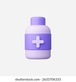 3d Realistic Healthcare ícone médico vetor Ilustração