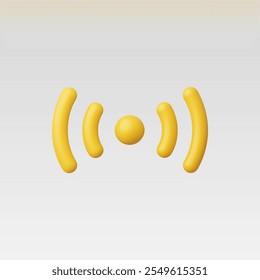 3d Realistic Hotspot Icon vector illustration