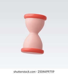 3d Realistische Sanduhr, Vektorgrafik