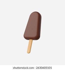 3d Realistic Ice Cream Icon Vector Illustration