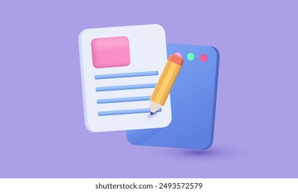 3d realistic icon white clipboard task management todo new concept vector design.vector icon 3d illustration.