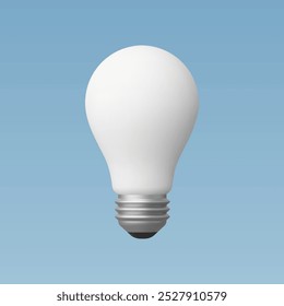 3d Realistic Light bulb vector Illustration