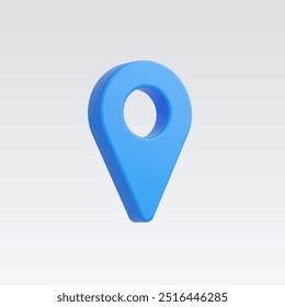 3d Realistic Localização mapa pino gps ponteiro marcadores vetor ilustração