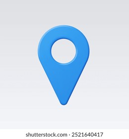 3d Realistic Location map pin gps pointer markers vector illustration