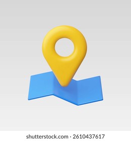 3d Realistic Location map pin gps pointer marker vector illustration