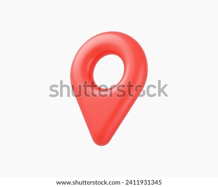 3d Realistic Location map pin GPS pointer markers vector illustration