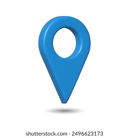 3d Realistic location pin vector design illustration. 3d Pin Location icons. Pin location maps design concept. Pin location icons.