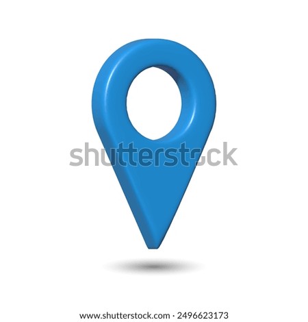 3d Realistic location pin vector design illustration. 3d Pin Location icons. Pin location maps design concept. Pin location icons.