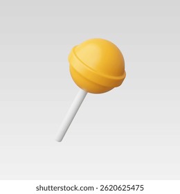 3d Realistic Lollipop Icon Vector Illustration